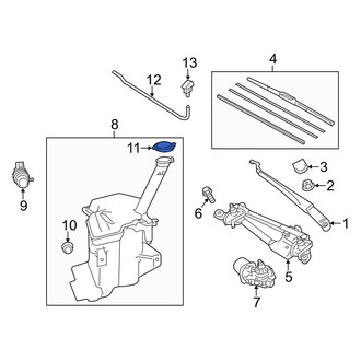 Toyota OE - Front Washer Fluid Reservoir Cap