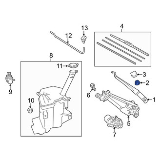 Toyota OE - Wiper Arm Nut