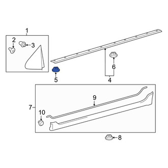 Toyota OE - Rocker Panel Molding Clip