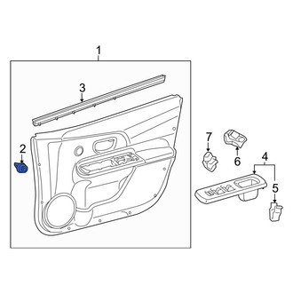 Toyota OE - Back Up Light Clip