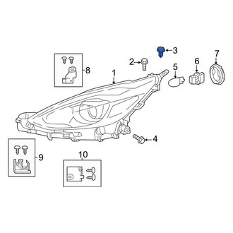 Toyota OE - Headlight Grommet