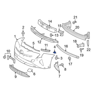 Toyota OE - Bumper Cover Nut