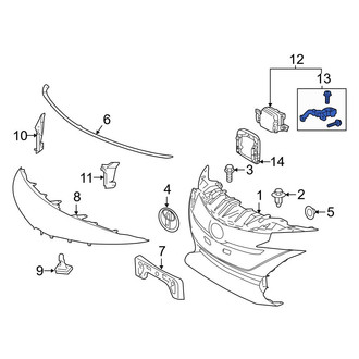 Toyota OE - Cruise Control Distance Sensor Bracket