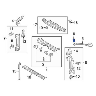 Toyota OE - Front Hood Stop Buffer