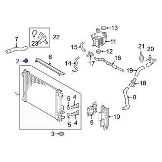 Toyota OE - Lower Inverter Cooler Insulator
