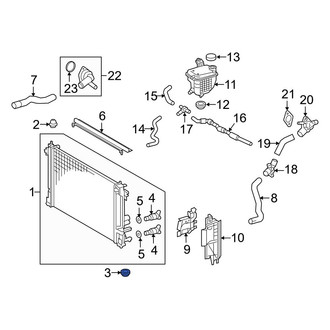Toyota OE - Lower Inverter Cooler Insulator
