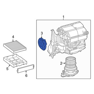 Toyota OE - HVAC Air Inlet Door Actuator