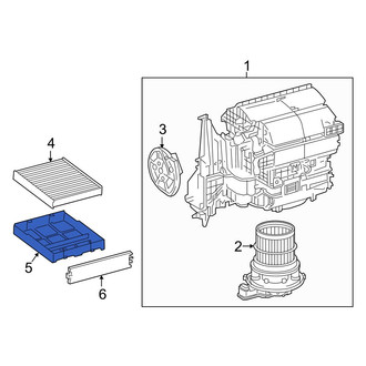 Toyota OE - Cabin Air Filter Case