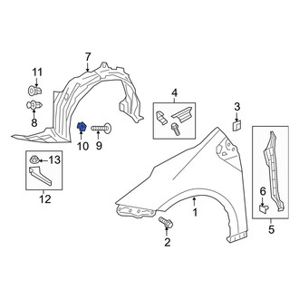 Toyota OE - Fender Liner Nut