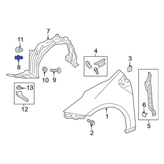 Toyota OE - Fender Liner Retainer
