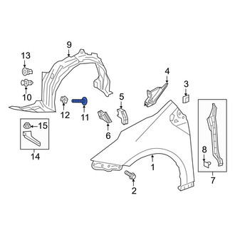 Toyota OE - Fender Liner Retainer