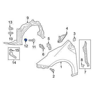 Toyota OE - Fender Liner Nut