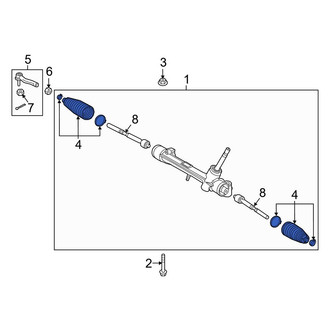Toyota OE - Front Rack and Pinion Bellows
