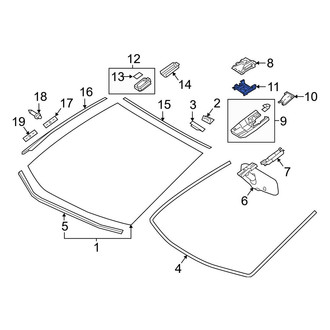 Toyota OE - Lane Departure System Camera Bracket