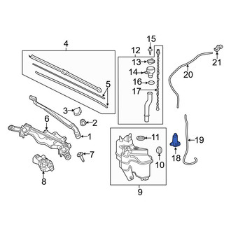Toyota OE - Windshield Washer Pump