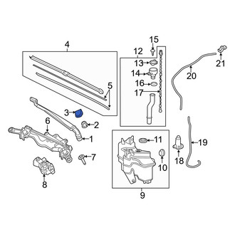 Toyota OE - Wiper Arm Cap