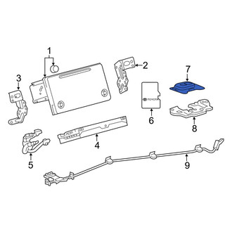 Toyota OE - GPS Navigation System Antenna