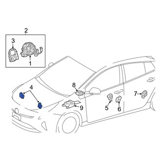 Toyota OE - Front Air Bag Impact Sensor