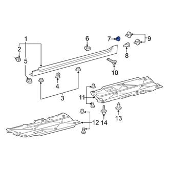 Toyota OE - Quarter Panel Splash Shield Grommet