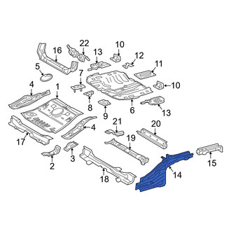 Toyota OE - Rear Right Frame Side Member