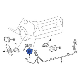 Toyota OE - Front Left Inner Parking Aid Sensor Housing