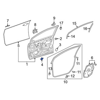 Toyota OE - Lower Door Shell Seal