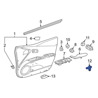 Toyota OE - Rear Door Jamb Switch