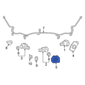 Toyota OE - Rear Inner Parking Aid Sensor Housing