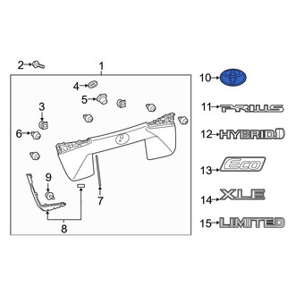 Toyota OE - Rear Hatch Emblem