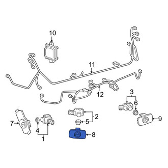 Toyota OE - Rear Inner Parking Aid Sensor Housing