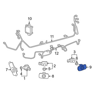 Toyota OE - Rear Inner Parking Aid Sensor Housing