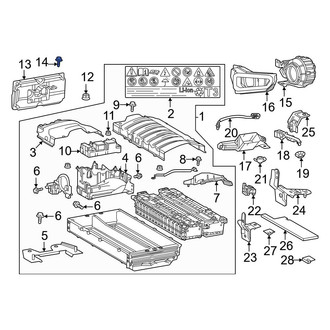 Toyota OE - Drive Motor Battery Pack Cover Bolt