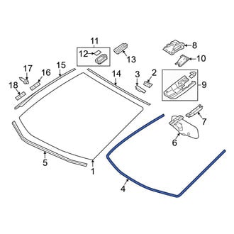 Toyota OE - Windshield Seal