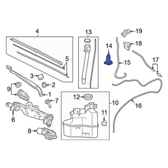 Toyota OE - Windshield Washer Pump