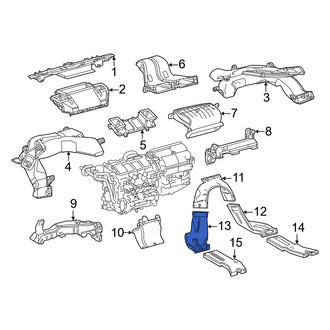 Toyota OE - Rear Center Left Instrument Panel Air Duct