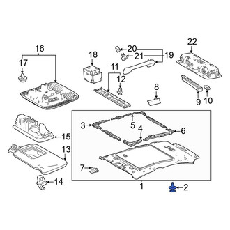 Toyota OE - Headliner Clip