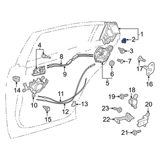 Toyota OE - Interior Door Handle Clip