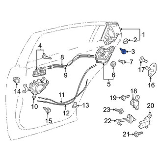 Toyota OE - Outer Exterior Door Handle Bolt