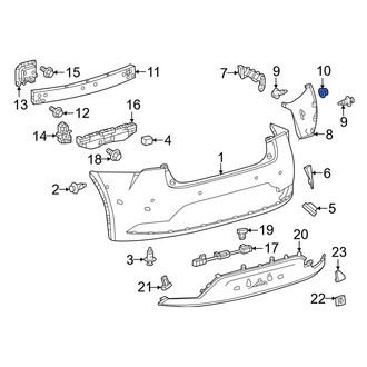 Toyota OE - Bumper Cover Nut