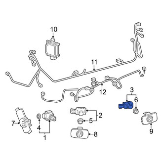 Toyota OE - Rear Outer Parking Aid Sensor