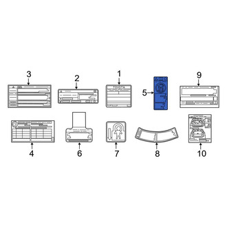 Toyota OE - Air Bag Information Label