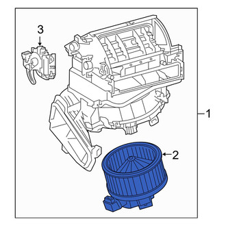 Toyota OE - HVAC Blower Motor Assembly