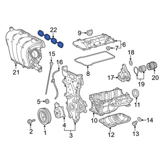 Toyota OE - Upper Fuel Injection Plenum Gasket