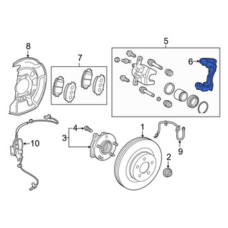 Toyota OE - Front Right Disc Brake Caliper Bracket