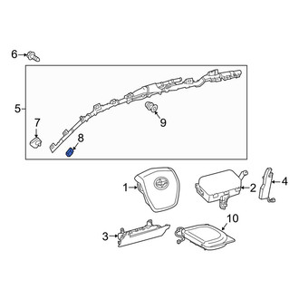 Toyota OE - Curtain Air Bag Spacer