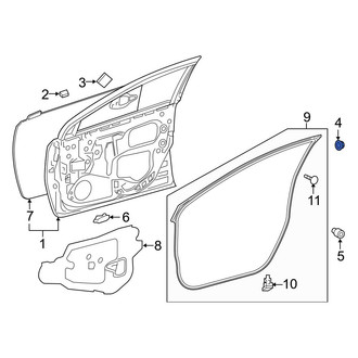 Toyota OE - Front Door Plug