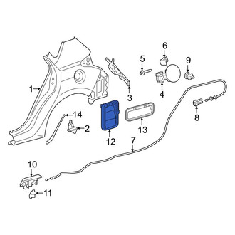 Toyota OE - Rear Quarter Panel Vent