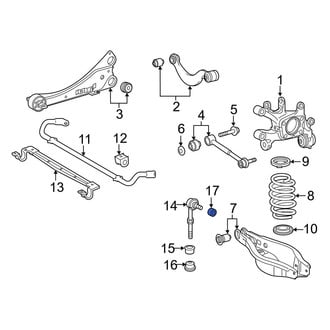 Toyota OE - Front Suspension Stabilizer Bar Link Nut