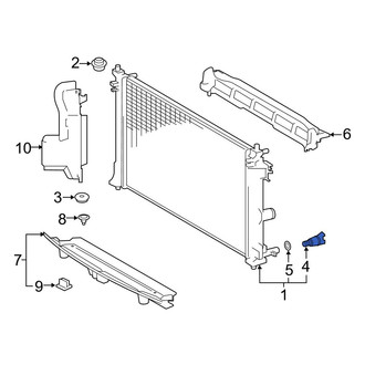 Toyota OE - Upper Radiator Drain Plug