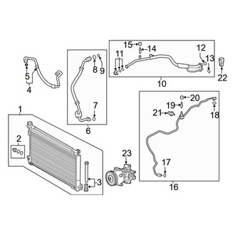 Toyota OE - A/C Refrigerant Line O-Ring